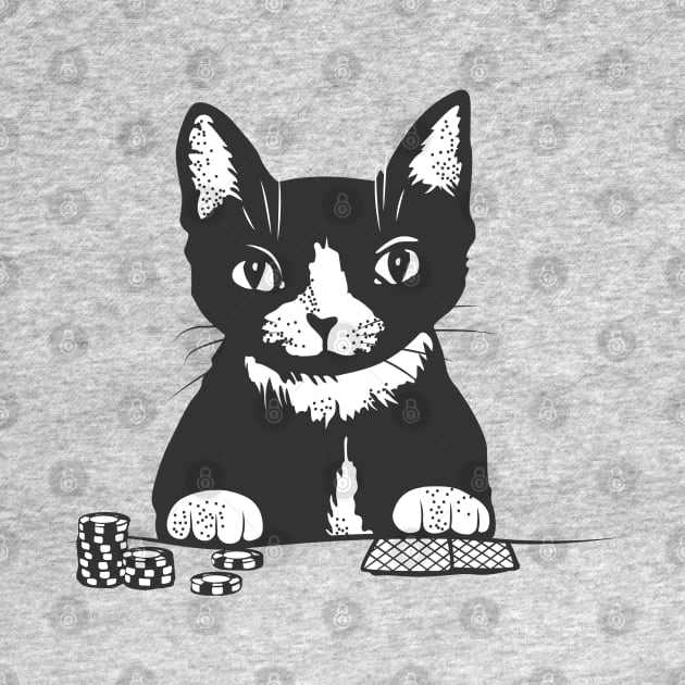 Poker Cat Face by runcatrun